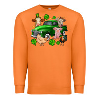 Carrot St. Patrick's farm animal truck Premium Sweatshirt - OliviaCreatesArt