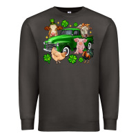 Smoke St. Patrick's farm animal truck Premium Sweatshirt - OliviaCreatesArt
