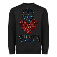 Black Peace Love America Heavyweight Sweatshirt - Bettercallsaul