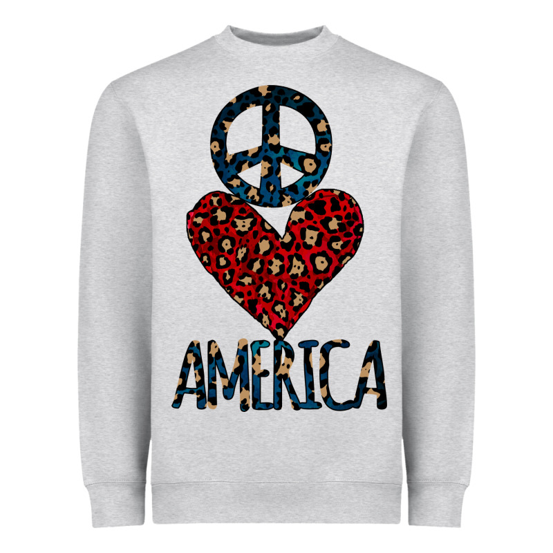 Peace Love America Heavyweight Sweatshirt by Bettercallsaul | Teevron