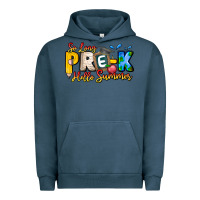 Pigment Midnight Navy So Long Pre K Hello Summer Urban Hoodie - CowhideDigitalArt