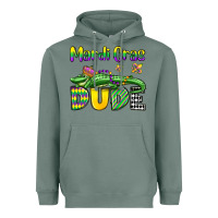 Sage mardi gras dude alligator olivia Heavyweight Hoodie - OliviaCreatesArt