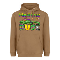 Toasted Coconut mardi gras dude alligator olivia Heavyweight Hoodie - OliviaCreatesArt