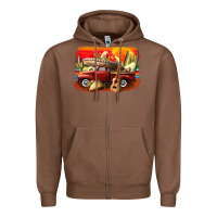 Chestnut mexican cinco de mayo truck Zipper Hoodie - CowGirlArtShop
