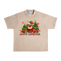 French Oak merry christmas reindeer Urban Heavy Tee - MaliasSmallBusiness
