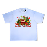 Grape Ice merry christmas reindeer Urban Heavy Tee - MaliasSmallBusiness