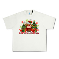 Pistachio merry christmas reindeer Urban Heavy Tee - MaliasSmallBusiness