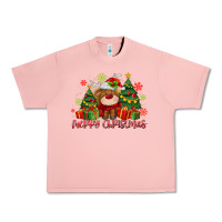 Salmon merry christmas reindeer Urban Heavy Tee - MaliasSmallBusiness