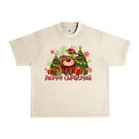 Sandshell merry christmas reindeer Urban Heavy Tee - MaliasSmallBusiness