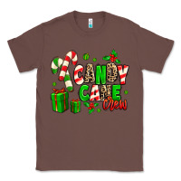 Chestnut Candy Cane Crew Classic Tee - MaliasSmallBusiness
