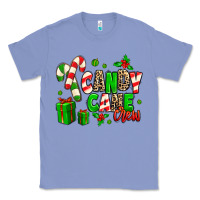 Colony Blue Candy Cane Crew Classic Tee - MaliasSmallBusiness