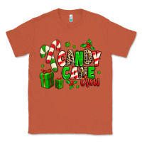 Copper Candy Cane Crew Classic Tee - MaliasSmallBusiness