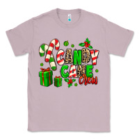 Lilac Candy Cane Crew Classic Tee - MaliasSmallBusiness