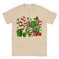 Mushroom Candy Cane Crew Classic Tee - MaliasSmallBusiness