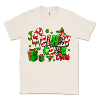 Natural Candy Cane Crew Classic Tee - MaliasSmallBusiness