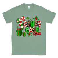 Sage Candy Cane Crew Classic Tee - MaliasSmallBusiness