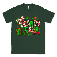 Sports Green Candy Cane Crew Classic Tee - MaliasSmallBusiness