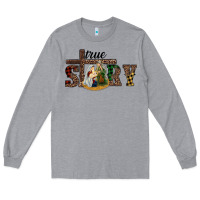 Heather Grey true story holy family Long Sleeve Tee - RanaPortraitStore