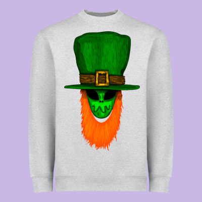 St. Patrick' Day Gnome Heavyweight Sweatshirt Designed By Bettercallsaul
