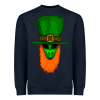 Navy St. Patrick' Day Gnome Heavyweight Sweatshirt - Bettercallsaul