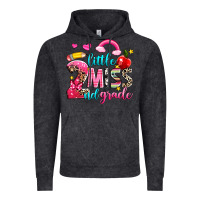 Vintage Black little miss second grade Vintage Hoodie - NancyCooperArtShop