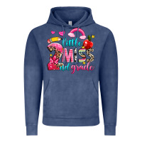 Vintage Denim little miss second grade Vintage Hoodie - NancyCooperArtShop