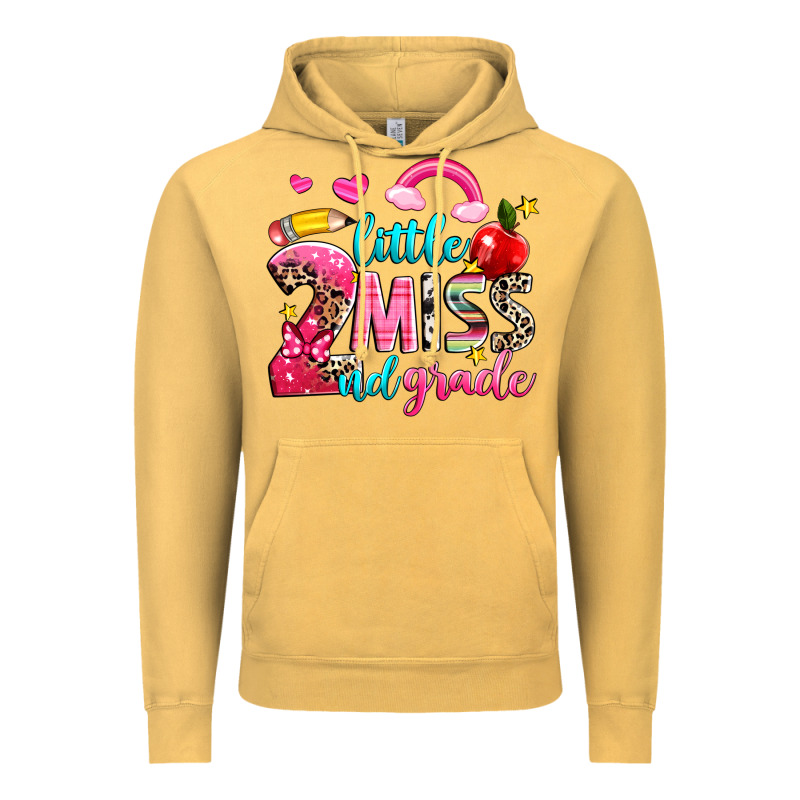 Little Miss Second Grade Vintage Hoodie by NancyCooperArtShop | Teevron