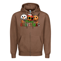 Chestnut merry christmas Zipper Hoodie - CowGirlArtShop