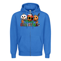 True Royal merry christmas Zipper Hoodie - CowGirlArtShop