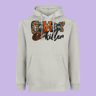 Cowboy Killer Heavyweight Hoodie Designed By Oliviacreatesart