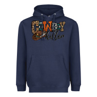 Navy cowboy killer Heavyweight Hoodie - OliviaCreatesArt