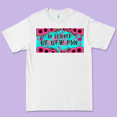 In October We Wear Pink Premium Tee Designed By Jahusdesignshop