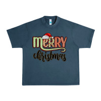 Midnight Navy merry christmas Urban Heavy Tee - MaliasSmallBusiness