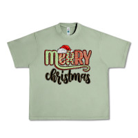 Oil Green merry christmas Urban Heavy Tee - MaliasSmallBusiness
