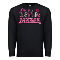 Black One loved mama Valentine's Day Premium Sweatshirt - FaDigitalArtStudio