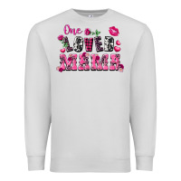 Dove Grey One loved mama Valentine's Day Premium Sweatshirt - FaDigitalArtStudio