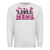 Oatmeal Heather One loved mama Valentine's Day Premium Sweatshirt - FaDigitalArtStudio