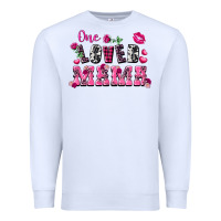 White One loved mama Valentine's Day Premium Sweatshirt - FaDigitalArtStudio