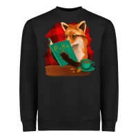 Black Fox with Coffee Heavyweight Sweatshirt - Bettercallsaul
