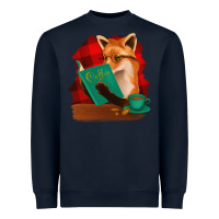 Navy Fox with Coffee Heavyweight Sweatshirt - Bettercallsaul