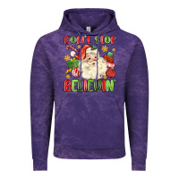 Cloud Purple don't stop believin' Vintage Hoodie - MaliasSmallBusiness