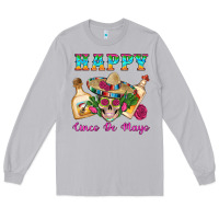 Moon Dust Happy Cinco De Mayo Mexican Skull Tequila Bottle Roses Cactus Long Sleeve Tee - Artiststas