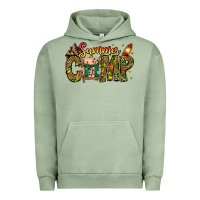 Pigment Oil Green Summer Camp Urban Hoodie - CowhideDigitalArt