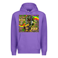 Purple St. Pat Rex Day Premium Hoodie - CowGirlArtShop