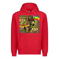 Red St. Pat Rex Day Premium Hoodie - CowGirlArtShop