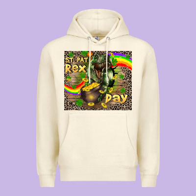 St. Pat Rex Day Premium Hoodie Designed By Cowgirlartshop