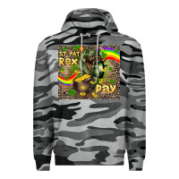 Slate Camo St. Pat Rex Day Premium Hoodie - CowGirlArtShop
