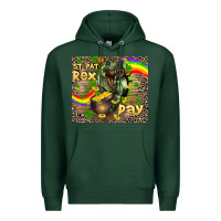Sports Green St. Pat Rex Day Premium Hoodie - CowGirlArtShop