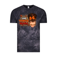 Cloud Black one thankful mama Vintage Tee - MaliasSmallBusiness