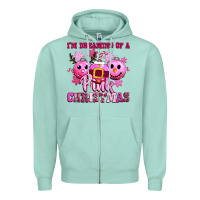 Seafoam iam dreaming of a christmas Zipper Hoodie - CowGirlArtShop